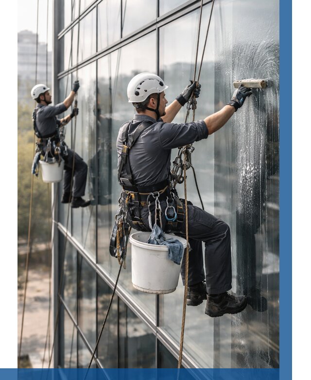 Мойка сплошного остекления в Железногорске, заказать от 307 р.| ВЫСОТНИК-Жлк