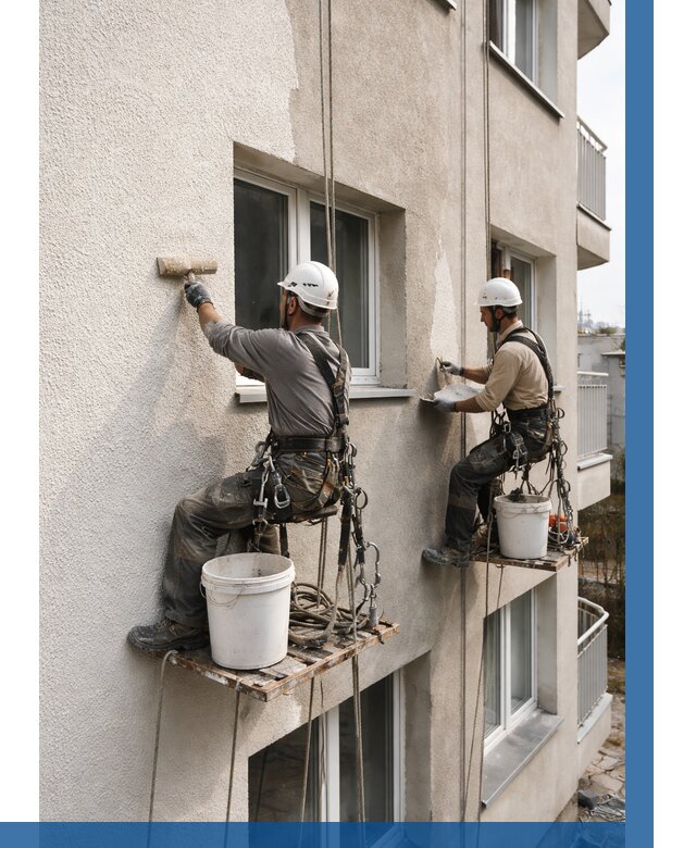 Нанесение короеда на фасад в Железногорске от 460 р. | ВЫСОТНИК-Жлк