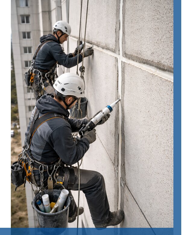 Герметизация межпанельных швов в Железногорске от 715 р. | ВЫСОТНИК-Жлк