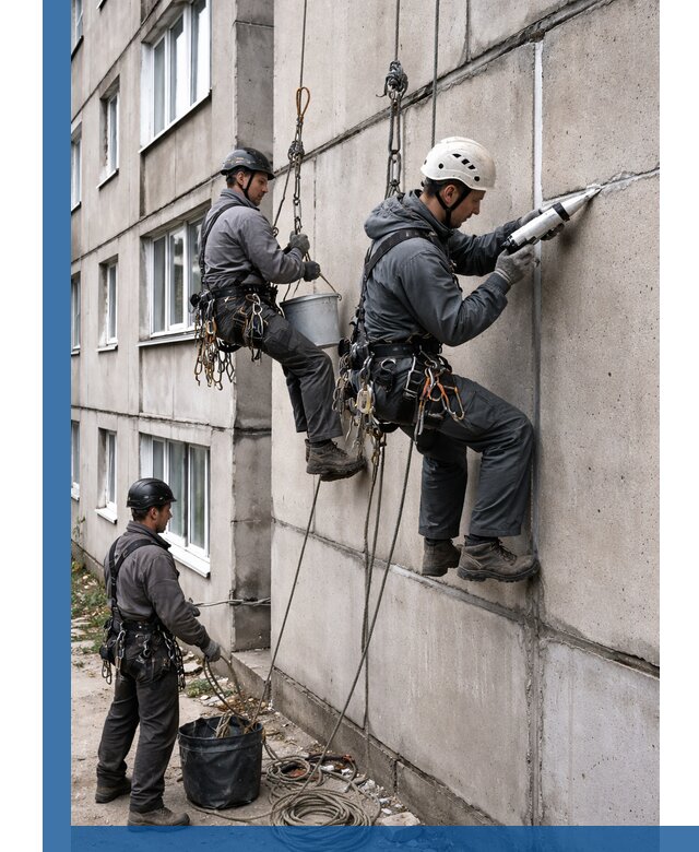 Герметизация межпанельных швов в Железногорске с гарантией герметичности