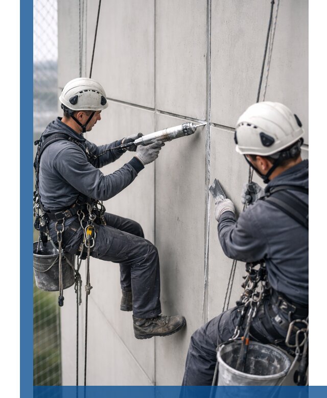 Первичная герметизация швов фасадов и кровель в Железногорске