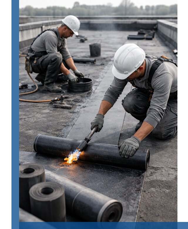 Ремонт рулонной кровли в Железногорске герметизация и восстановление