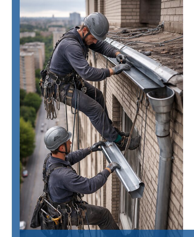 Ремонт водосточных желобов в Железногорске, быстро и качественно
