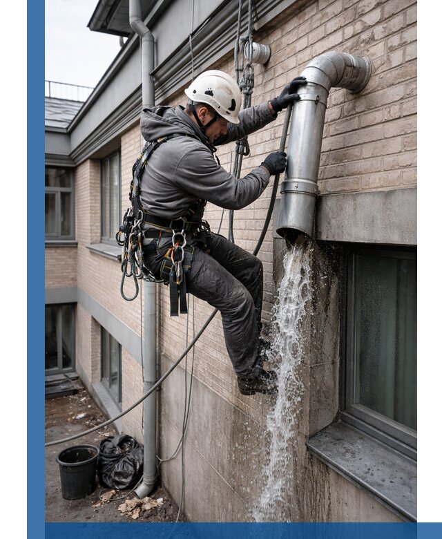 Профессиональная прочистка водосточных труб в Железногорске с гарантией