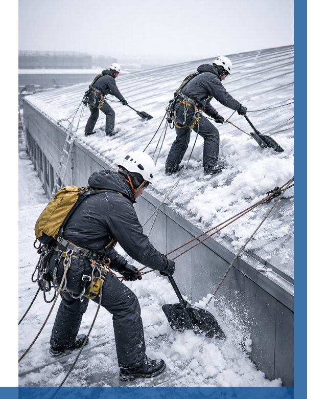 Очистка навесов от снега в Железногорске от 4599 р. | ВЫСОТНИК-Жлк