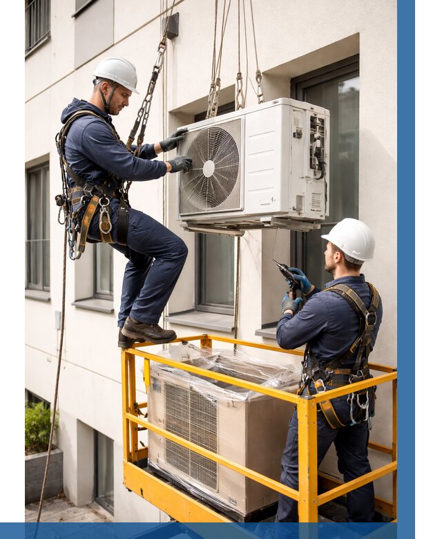 Демонтаж внешнего блока кондиционера в Железногорске от 3577 р. | ВЫСОТНИК-Жлк