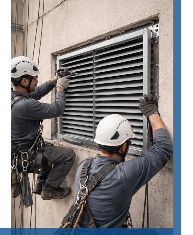 Монтаж вентиляционных решеток в Железногорске от 4599 р. | ВЫСОТНИК-Жлк