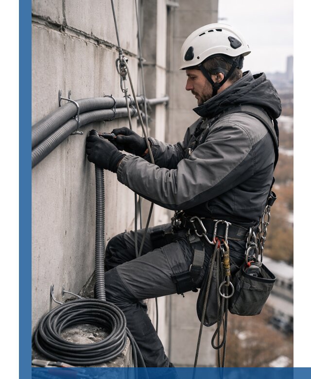 Профессиональный монтаж гофры для кабеля в Железногорске с гарантией