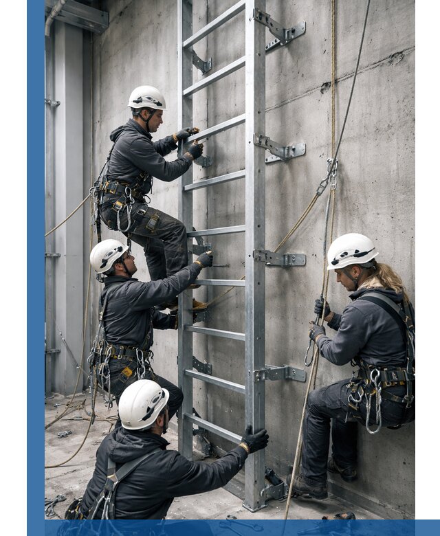 Монтаж металлических лестниц в Железногорске под ключ со гарантией