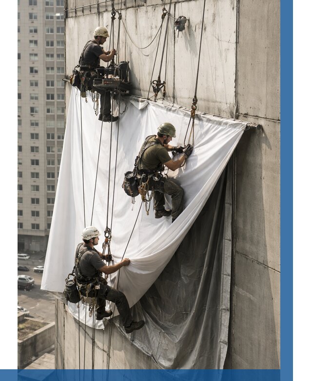 Замена баннерного полотна в Железногорске от 6644 р. | ВЫСОТНИК-Жлк—заказать