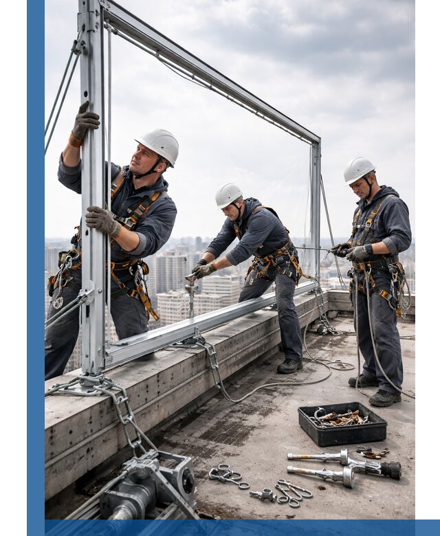 Монтаж крышных рекламных конструкций под ключ в Железногорске