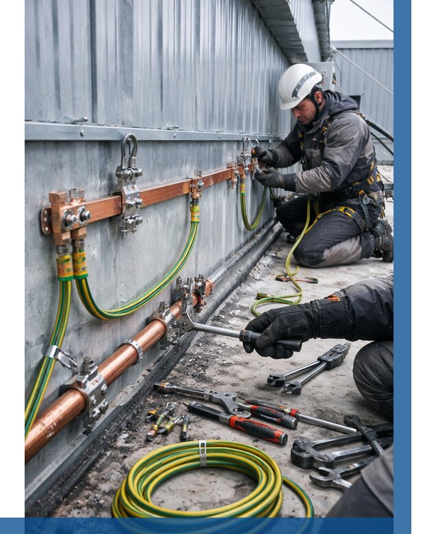 Монтаж заземления здания в Железногорске от 25553 р. | ВЫСОТНИК-Жлк