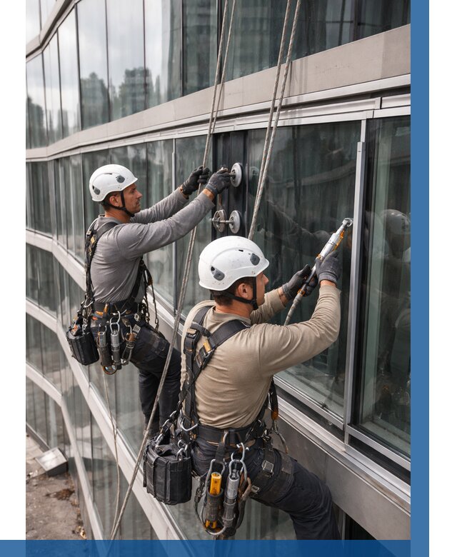 Радиусное остекление фасада в Железногорске от 12265 р. | ВЫСОТНИК-Жлк