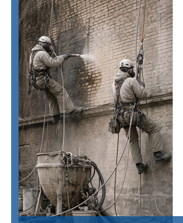 Пескоструйная очистка фасадов в Железногорске профессионально