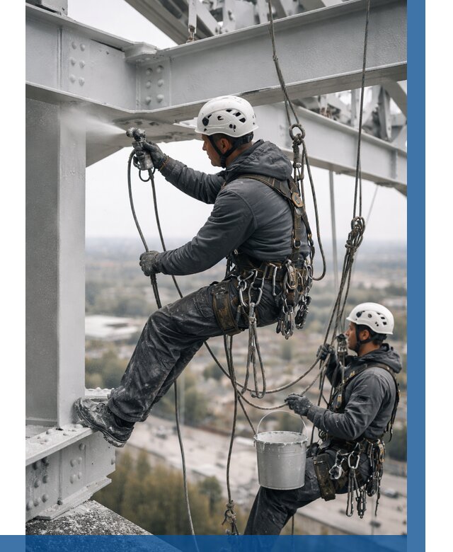 Покраска металлоконструкций на высоте в Железногорске 358 р |ВЫСОТНИК-Жлк