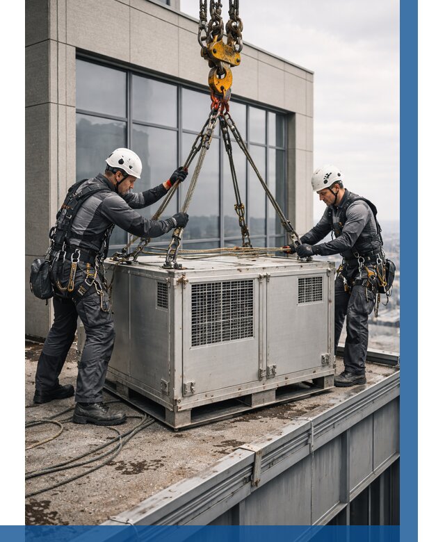 Такелажные работы на высоте в Железногорске от 8177 р. | ВЫСОТНИК-Жлк