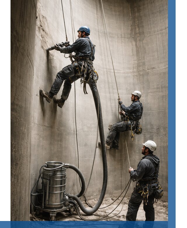 Зачистка силосов в Железногорске от 4599 р. Договор и смета ВЫСОТНИК-Жлк