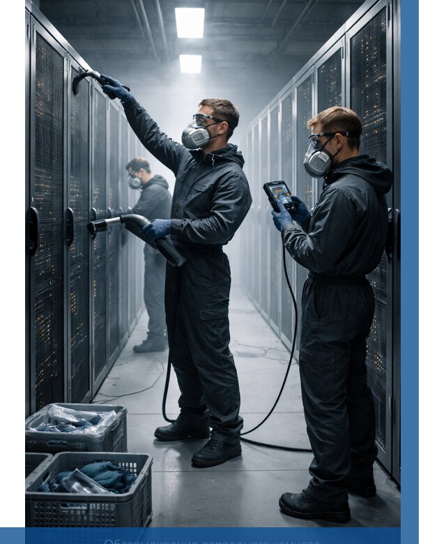 Обеспыливание серверной комнаты в Железногорске от 4599 р. | ВЫСОТНИК-Жлк