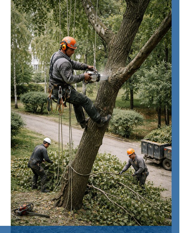 Кронирование деревьев в Железногорске от 6644 р. | ВЫСОТНИК-Жлк