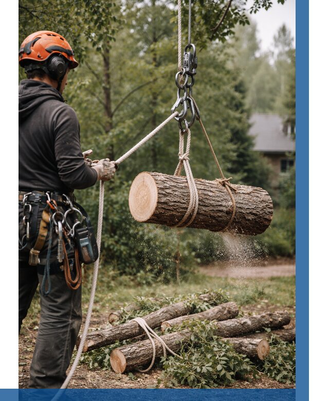 Валка деревьев частями в Железногорске от 7666 р. | ВЫСОТНИК-Жлк