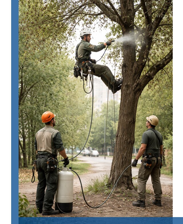 Обработка деревьев от вредителей в Железногорске профессиональная защита