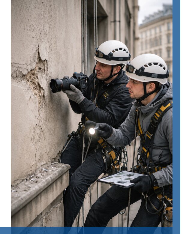 Фотофиксация дефектов фасада в Железногорске от 4599 р. | ВЫСОТНИК-Жлк